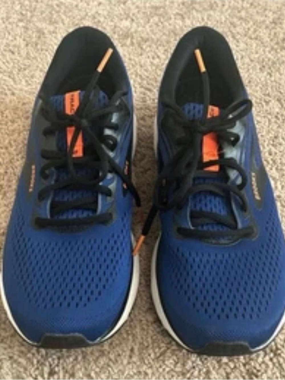 Brooks Trace 2 Running Shoes Mens 10.5 Medium D Blue Black Sneakers 110388D489